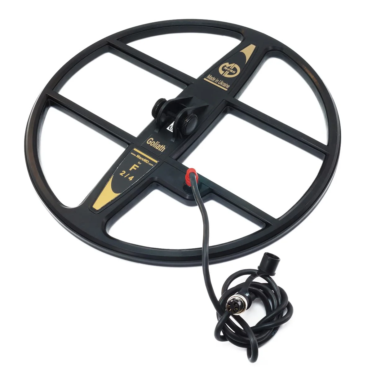 Mars Goliath 15” DD Waterproof Search Coil for Fisher F2 and F4 Metal Detector - Image 2