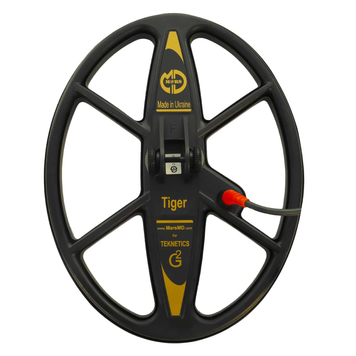 Mars Tiger 13"x10” DD Waterproof Search Coil for Teknetics G2 Metal Detector - Image 1
