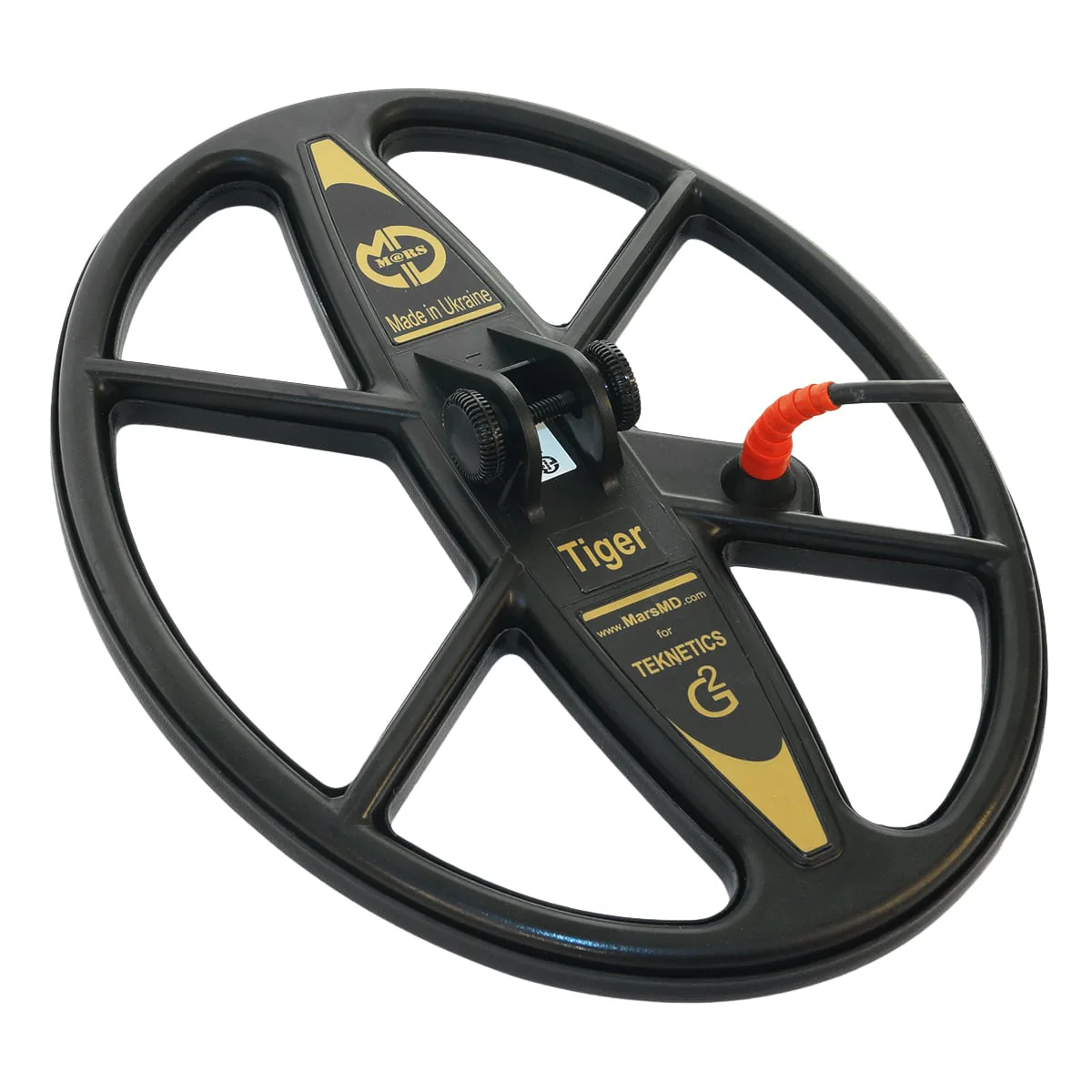Mars Tiger 13"x10” DD Waterproof Search Coil for Teknetics G2 Metal Detector - Image 2