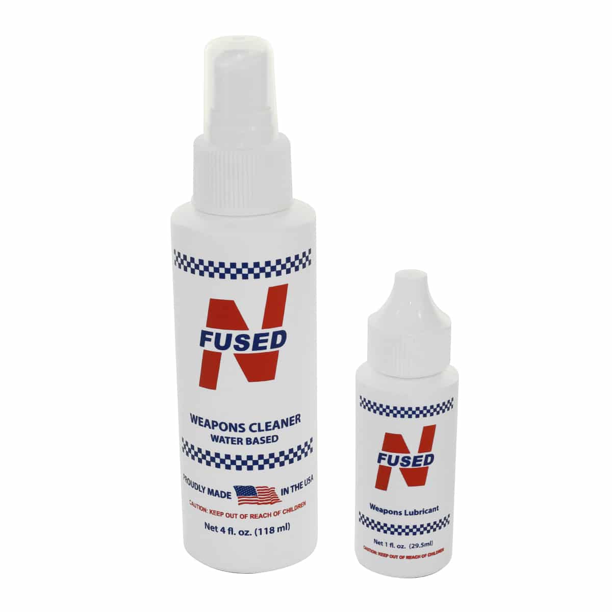 NFused Weapons Lubricant - Bonus Pack - 1 oz lubricant, 4 oz cleaner - Image 1
