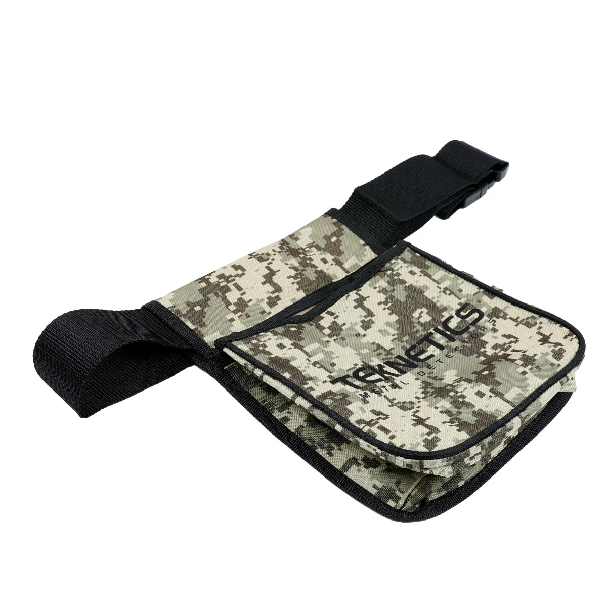 Teknetics Metal Detector Camo Finds Pouch w/ Two Large Pockets and Belt Included - Image 2