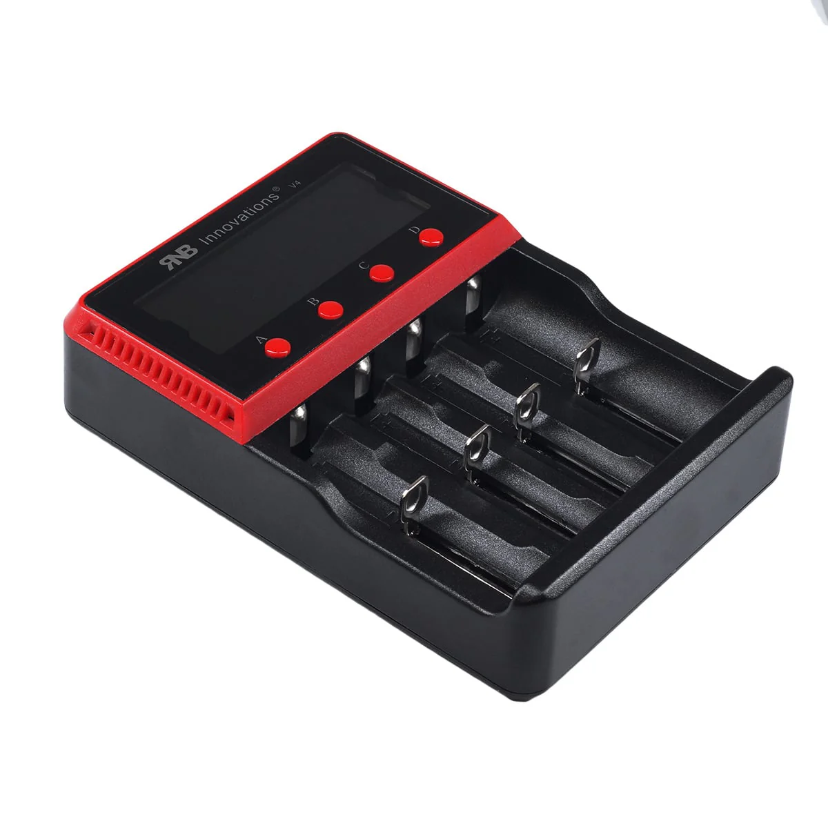 RNB Innovations Smart 4-Slot Portable High-Speed Rechargeable Battery Charger - Image 3