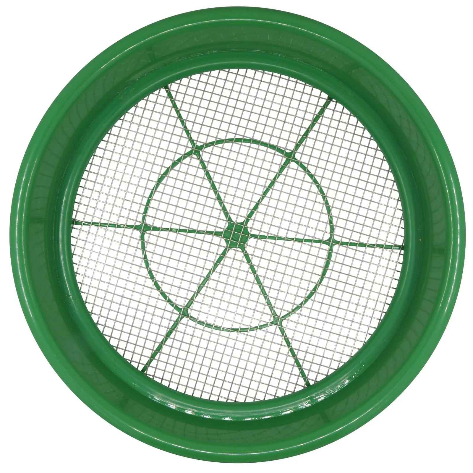 Gold Pan Panning 12" Prospecting Classifier 0.25" Screen Sifter Mesh 4 - Image 1