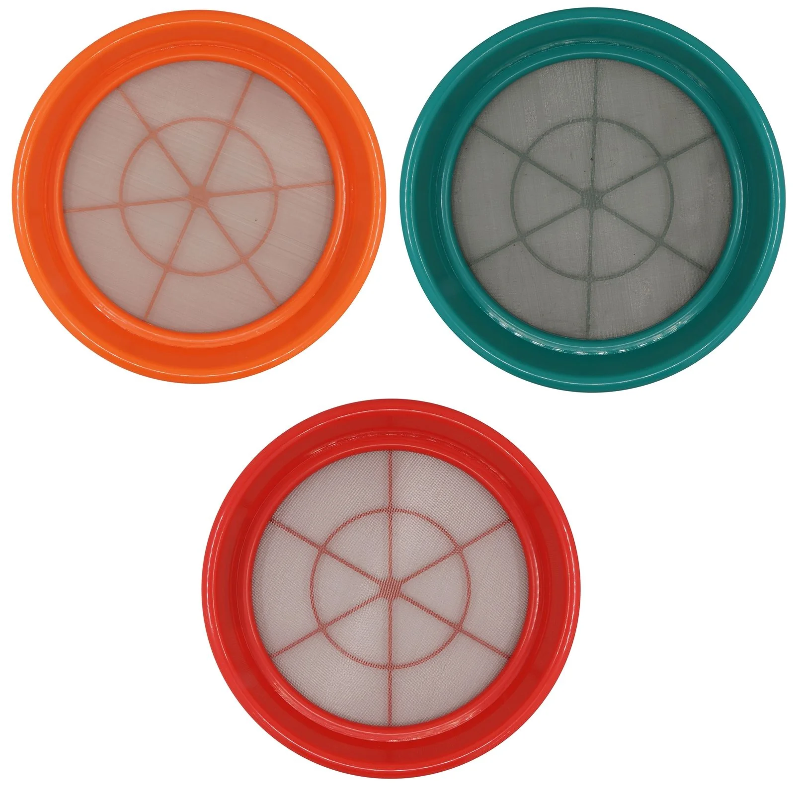Blue Bowl Concentrator Classifier Set 1/30" 1/50" 1/100" for Fine Gold - Image 1