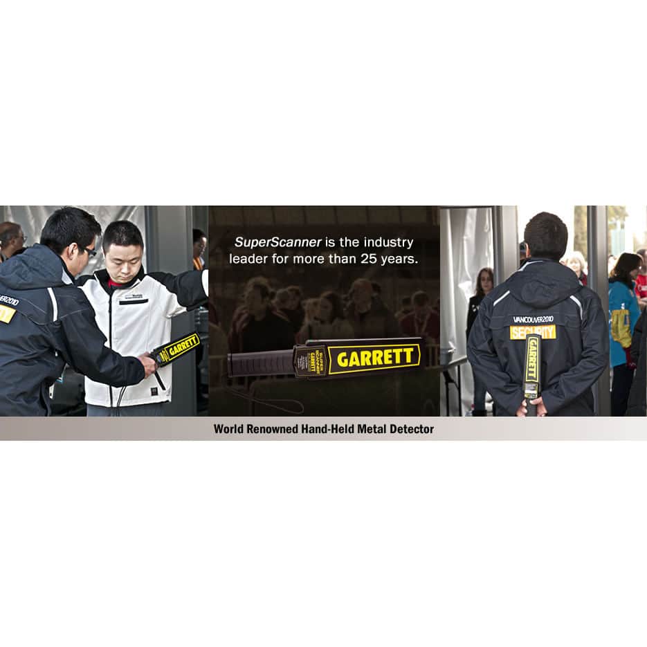 Garrett Super Scanner V Hand-Held Security Metal Detector - Image 3