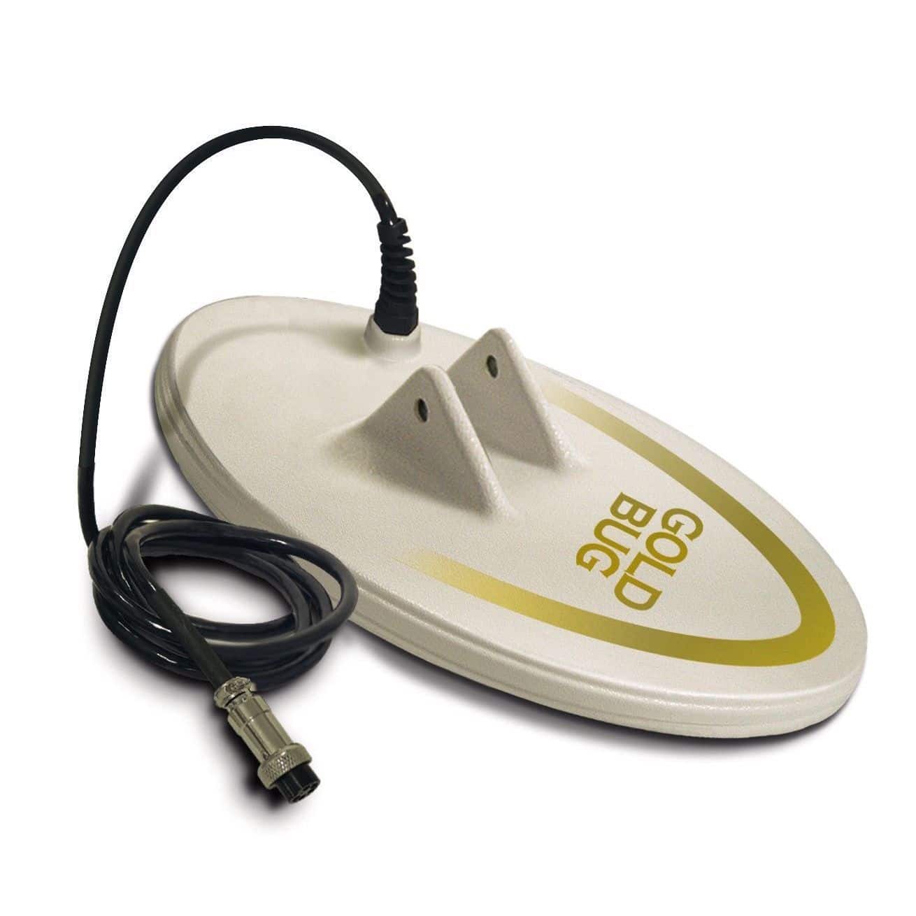 Fisher Gold Bug Series 10" Solid Biaxial DD White Elliptical Coil - Image 1