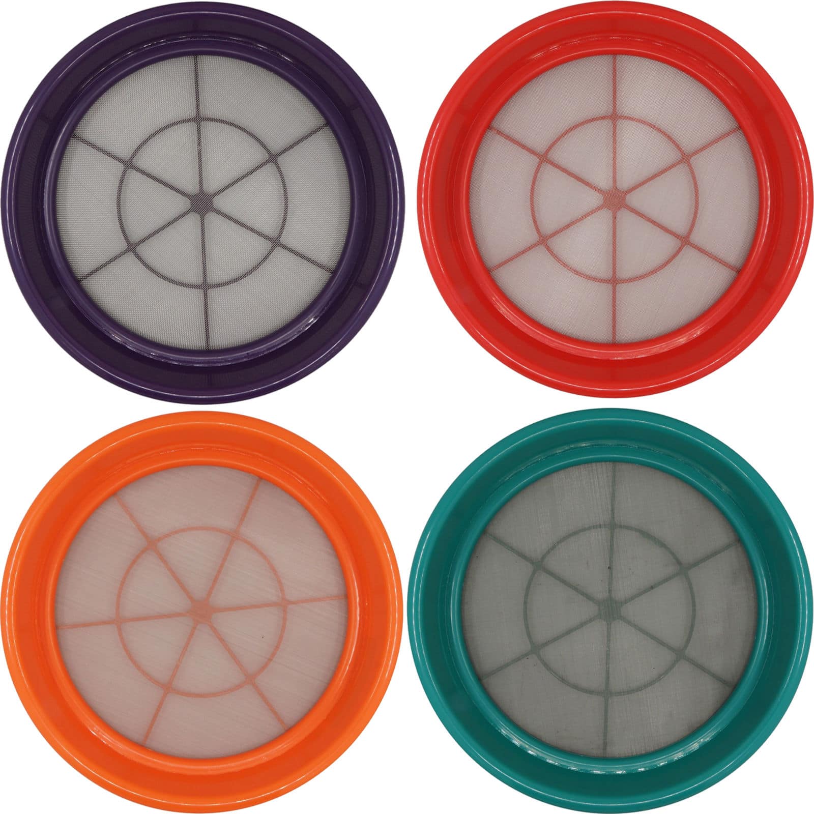 Blue Bowl Gold Classifier 4-Screen Set - Stainless Sifters - Image 1