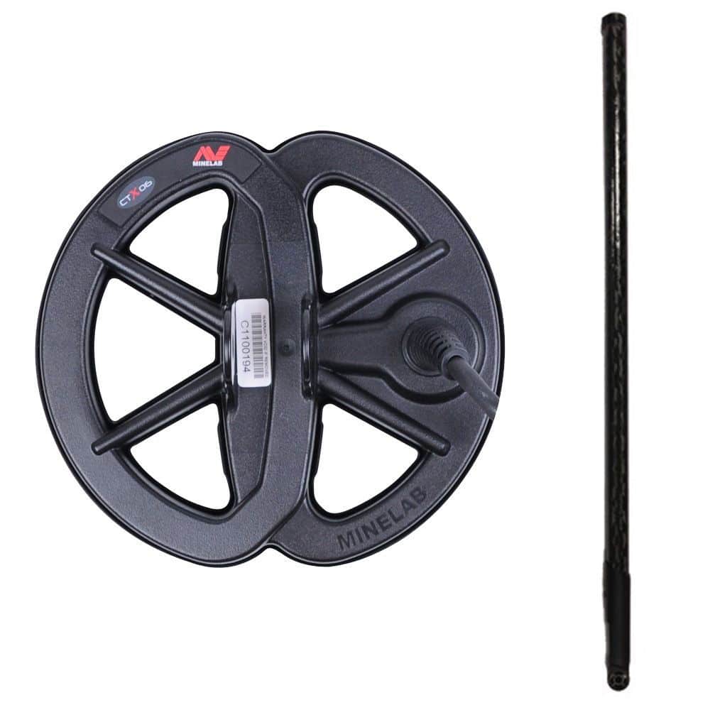 Minelab Smart Coil 6" & Carbon Fiber Shaft for CTX 3030 Metal Detector - Image 1