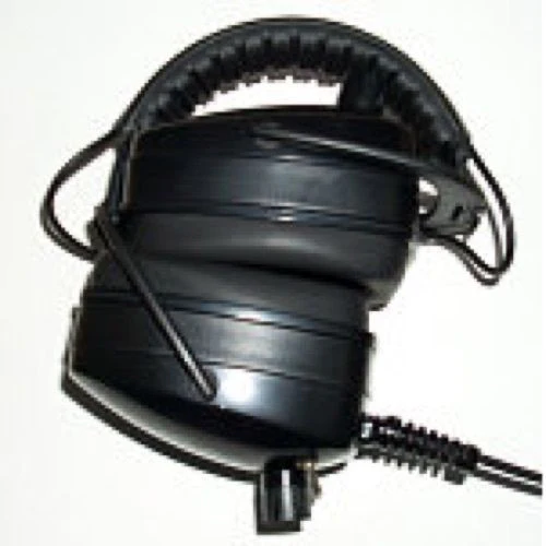DetectorPro Black Widow Metal Detector Headphones, 1/4" Angle Plug - Image 2