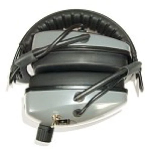 DetectorPro Gray Ghost NDT Headphones & 2 Coil Cables with 1/4" Angle Plug for Metal Detector - Image 2