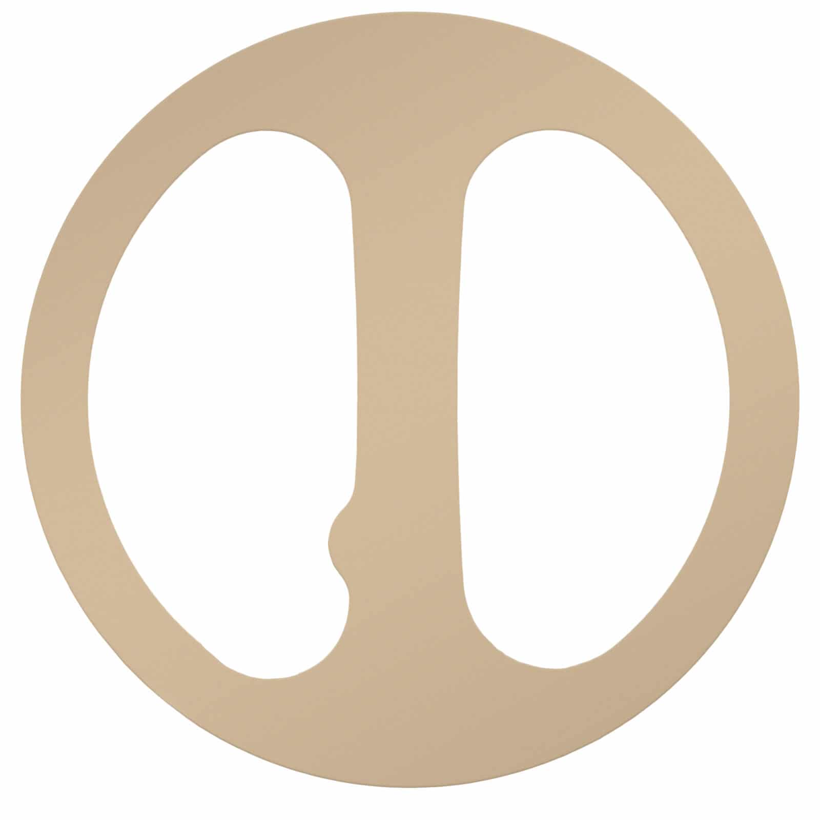 Coiltek 22" Goldstalker Round Coil Cover - Beige - Image 1