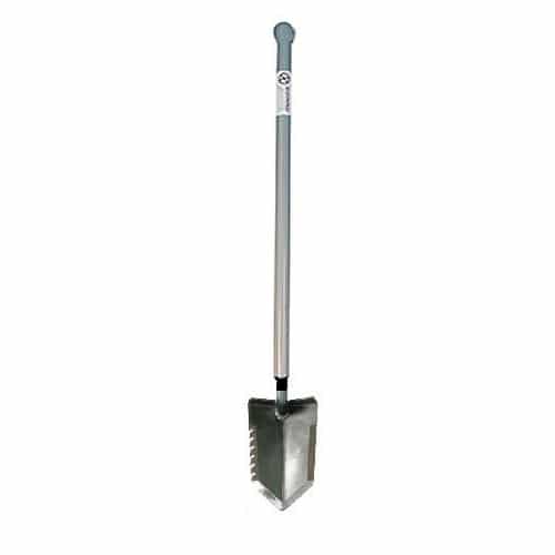 Lesche Sampson Pro-Series Shovel with Ball-Handle and Serrated Edge - Image 1