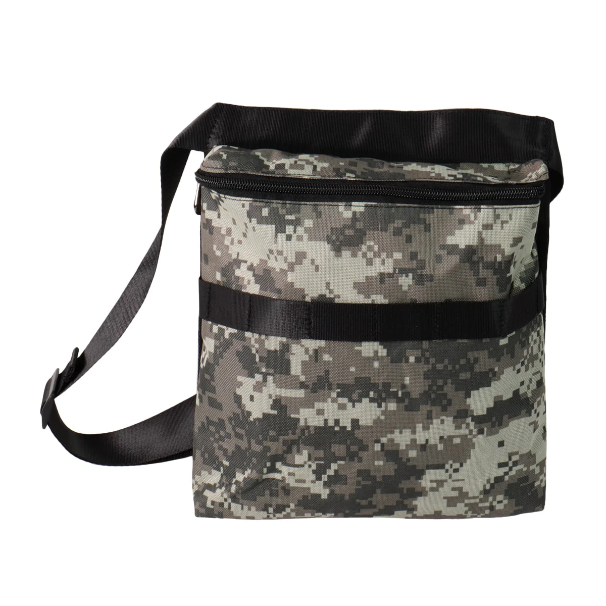 Metal Detector Camo Bag Finds Pouch with 42" Waist Belt for Metal Detecting - Image 1