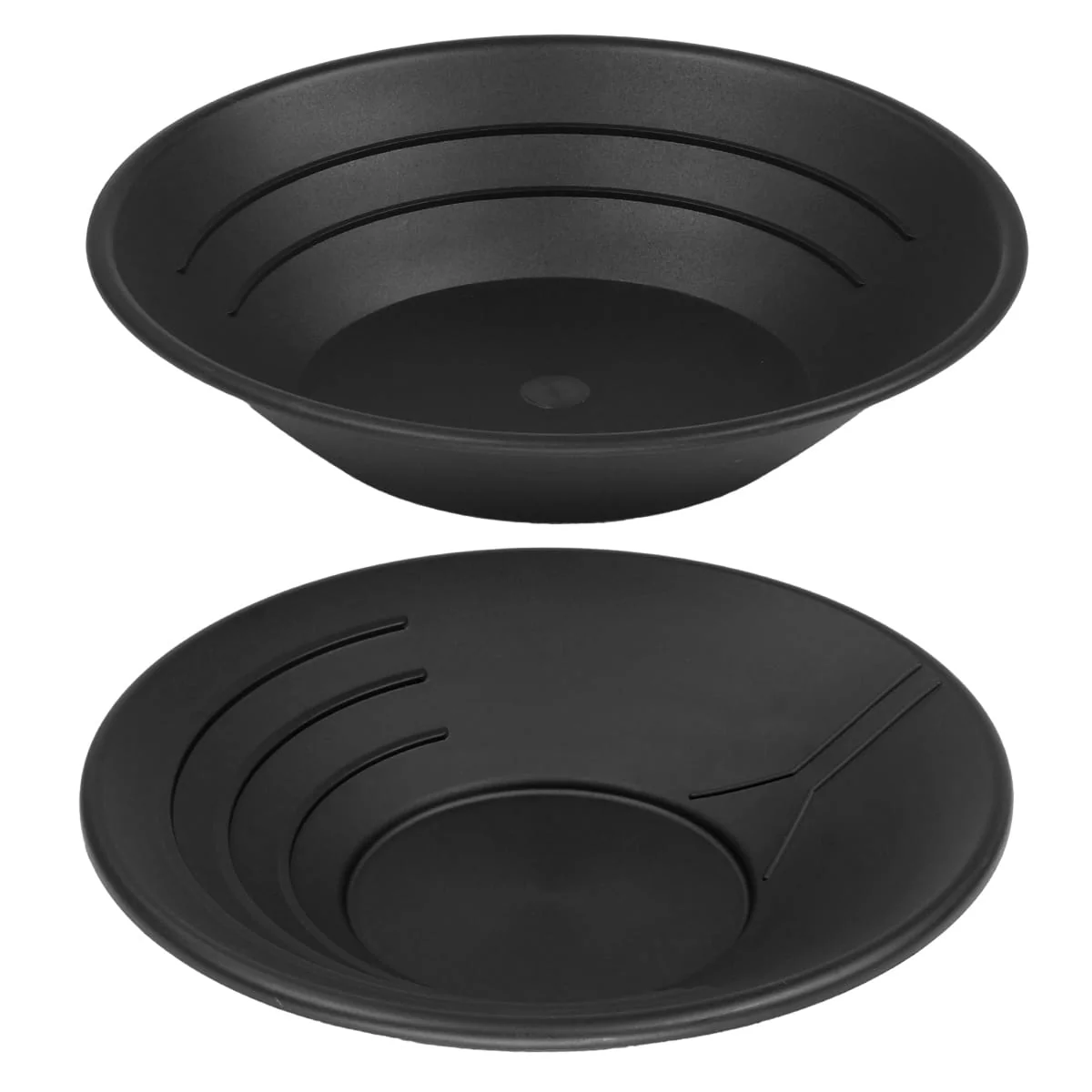 TerraX 10" & 14" Gold Pan Set - Heavy-Duty Plastic - Image 1
