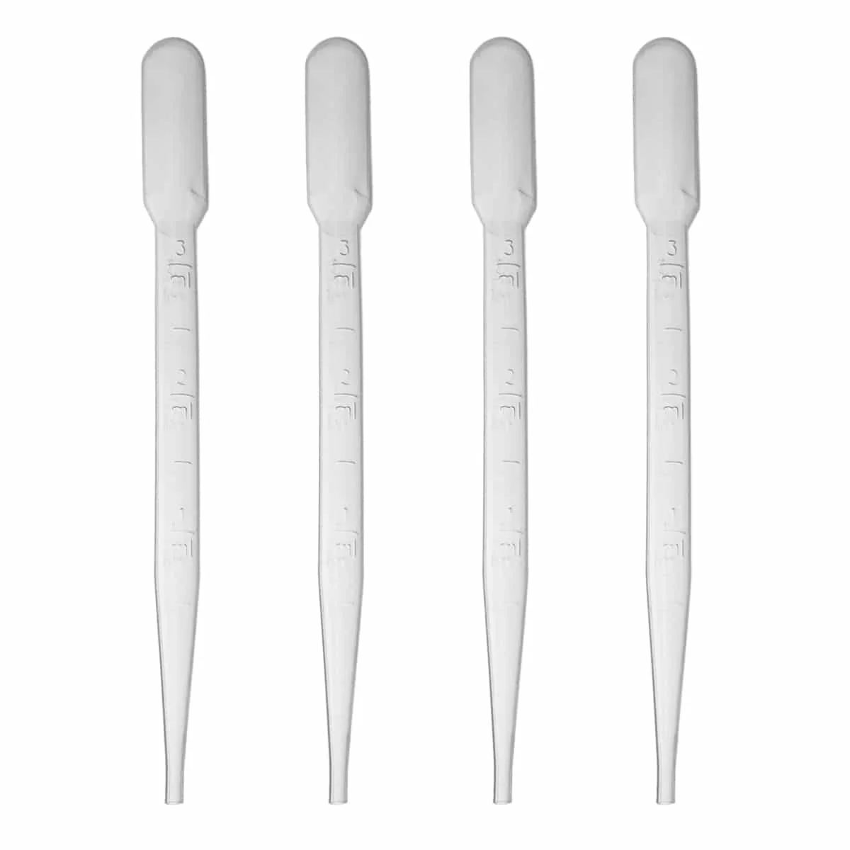 Graduated Plastic Droppers 5.5" - 4 Pack Gold Prospecting - Image 1