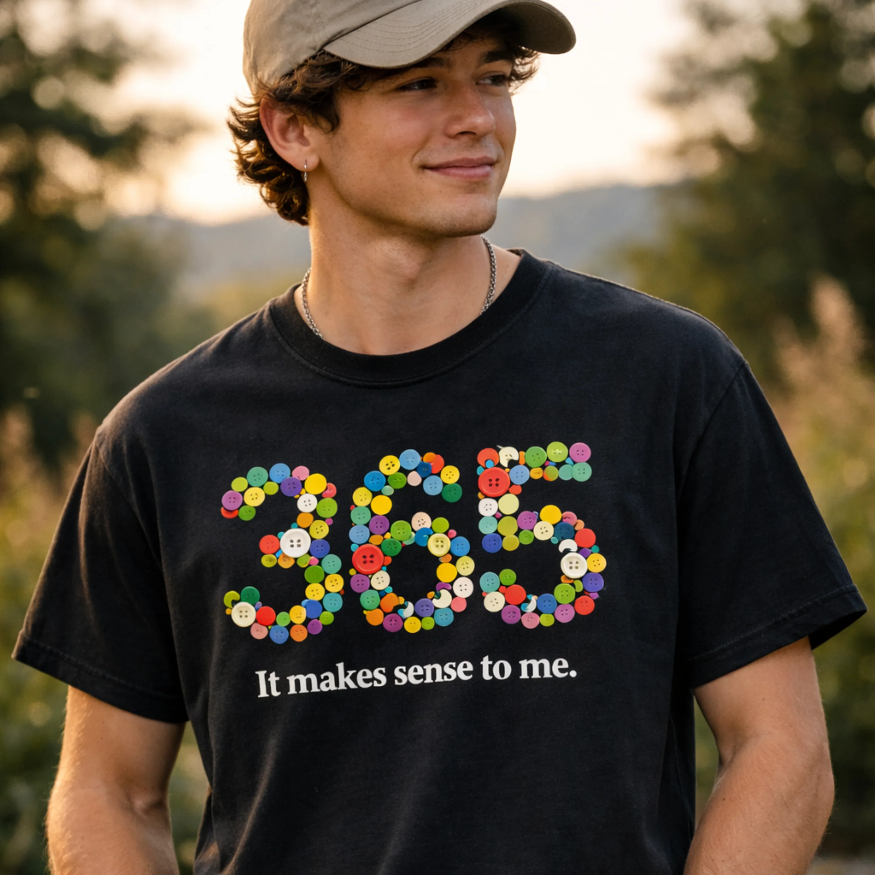 T - Shirt - 365 Buttons - Image 2