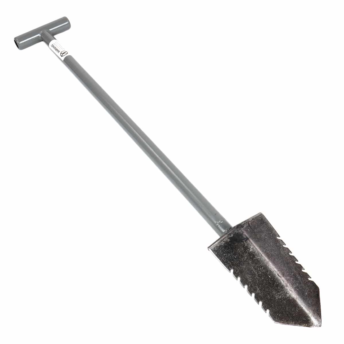 Lesche T- Handle 36" Heavy Duty Metal Detector Shovel Double Serrated Blade - Image 3